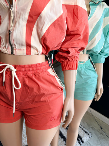 BGW Windbreaker Short Set