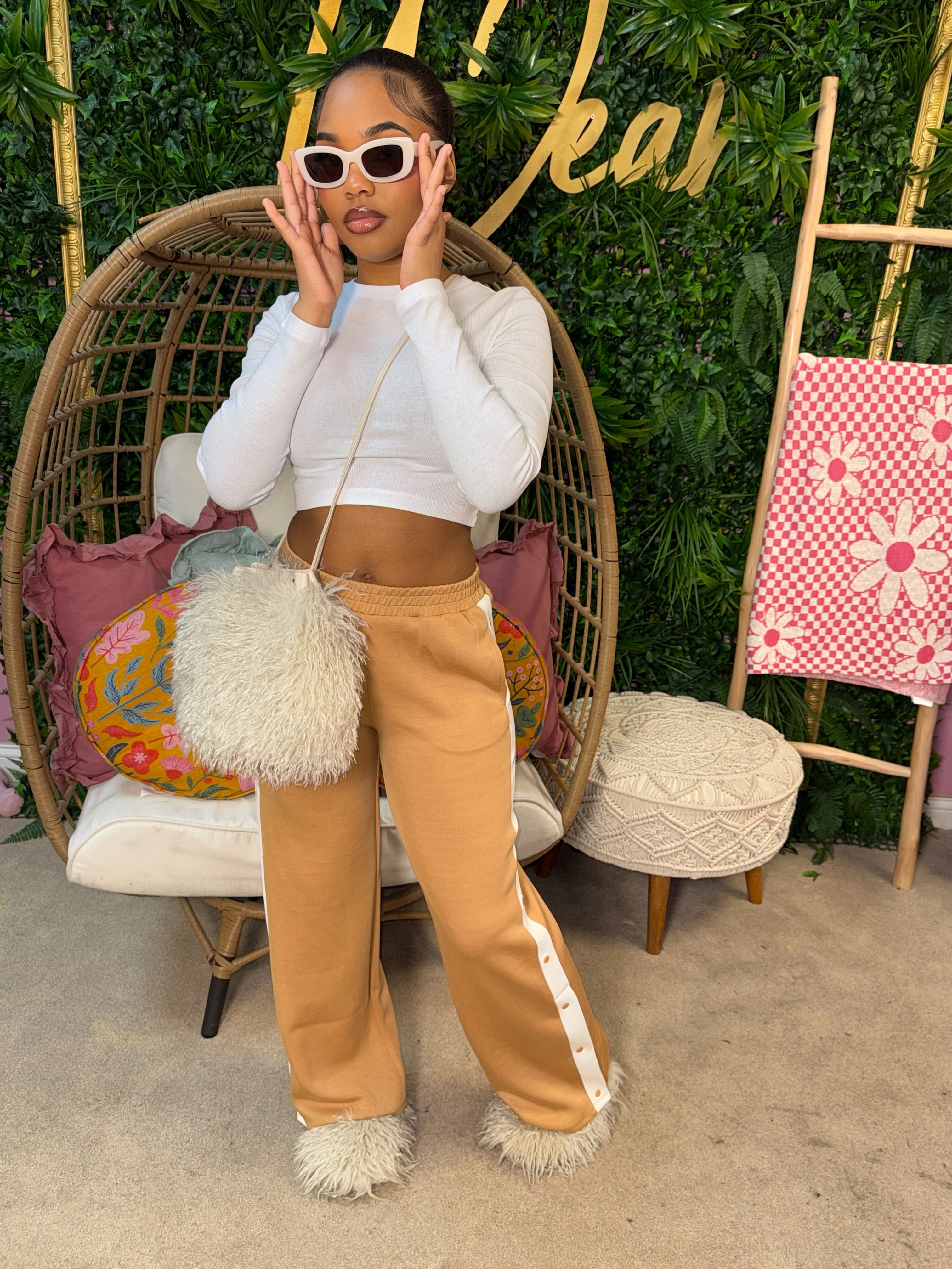 Button Her Down Joggers