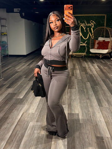 Two Tone Jogger Set