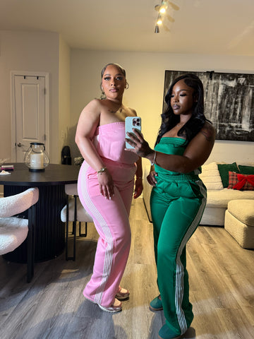 Strapless Jogger Playsuit