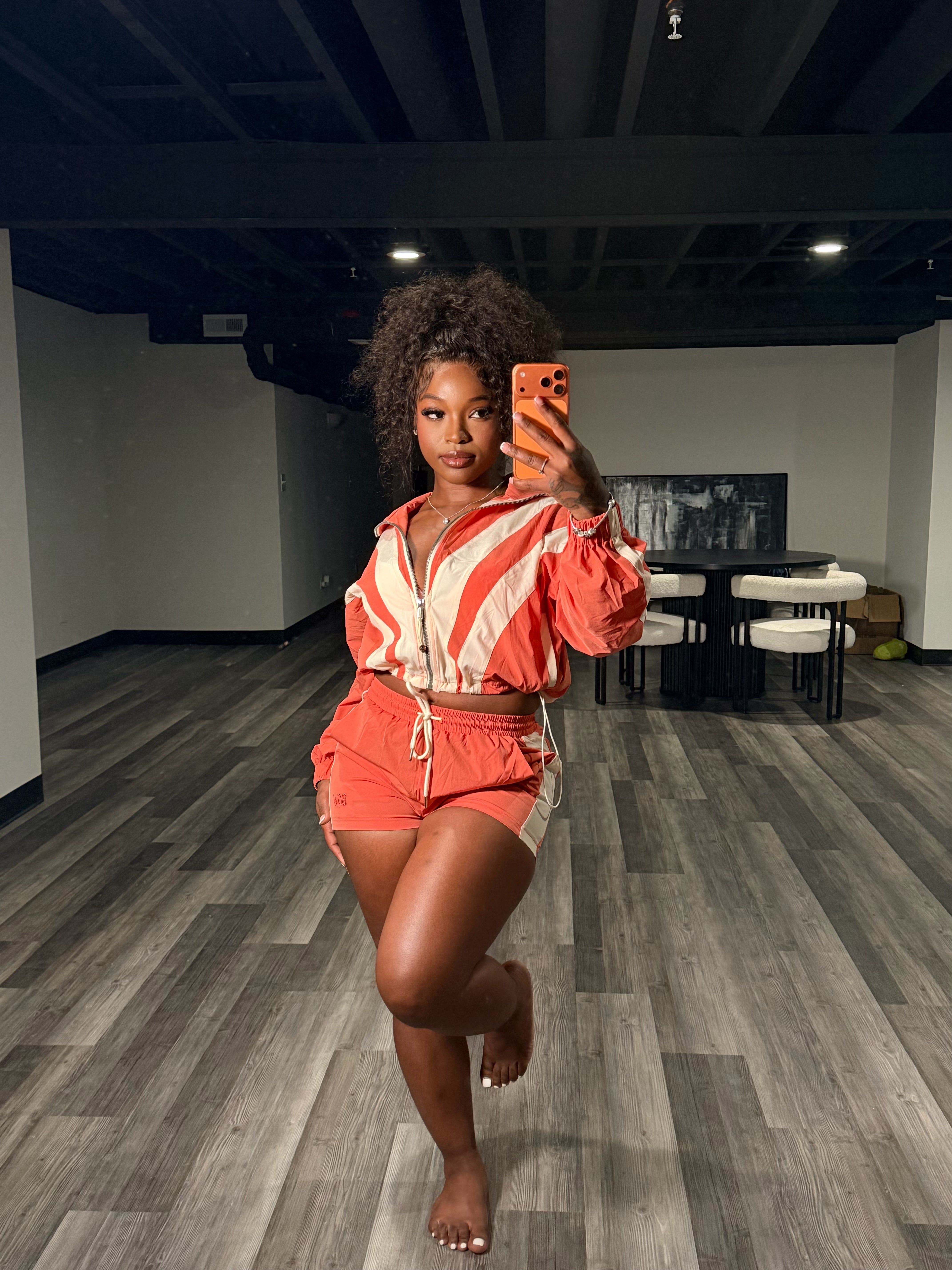 BGW Windbreaker Short Set