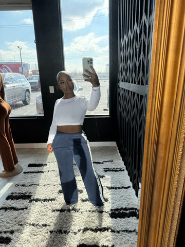 Button Her Down Joggers