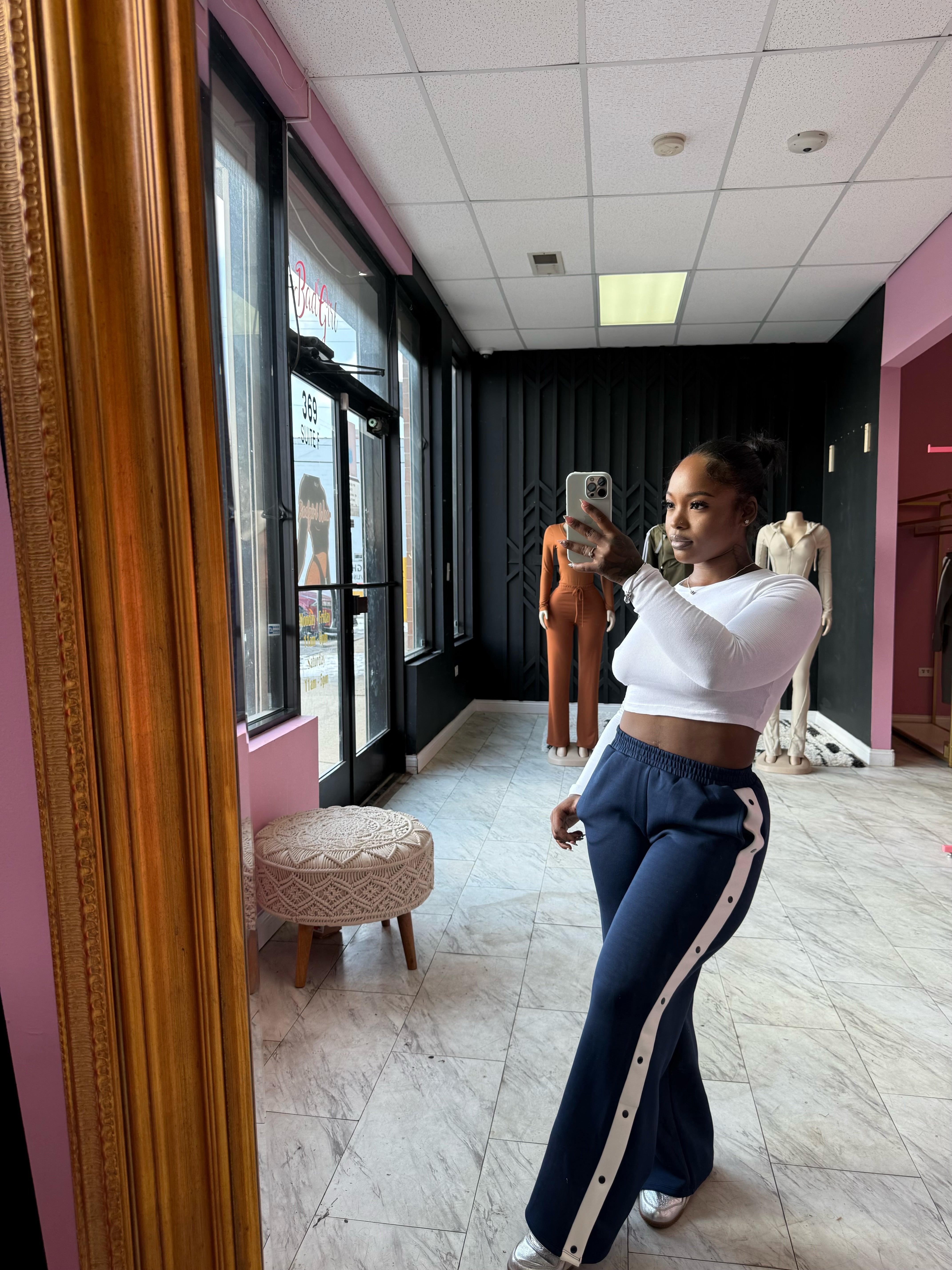 Button Her Down Joggers