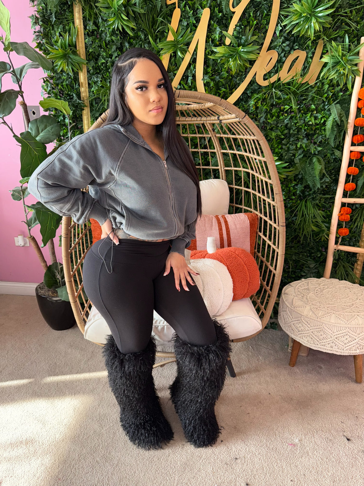 Make Crop Sweater Set