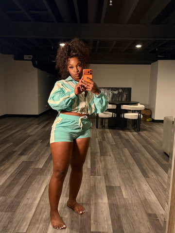 BGW Windbreaker Short Set