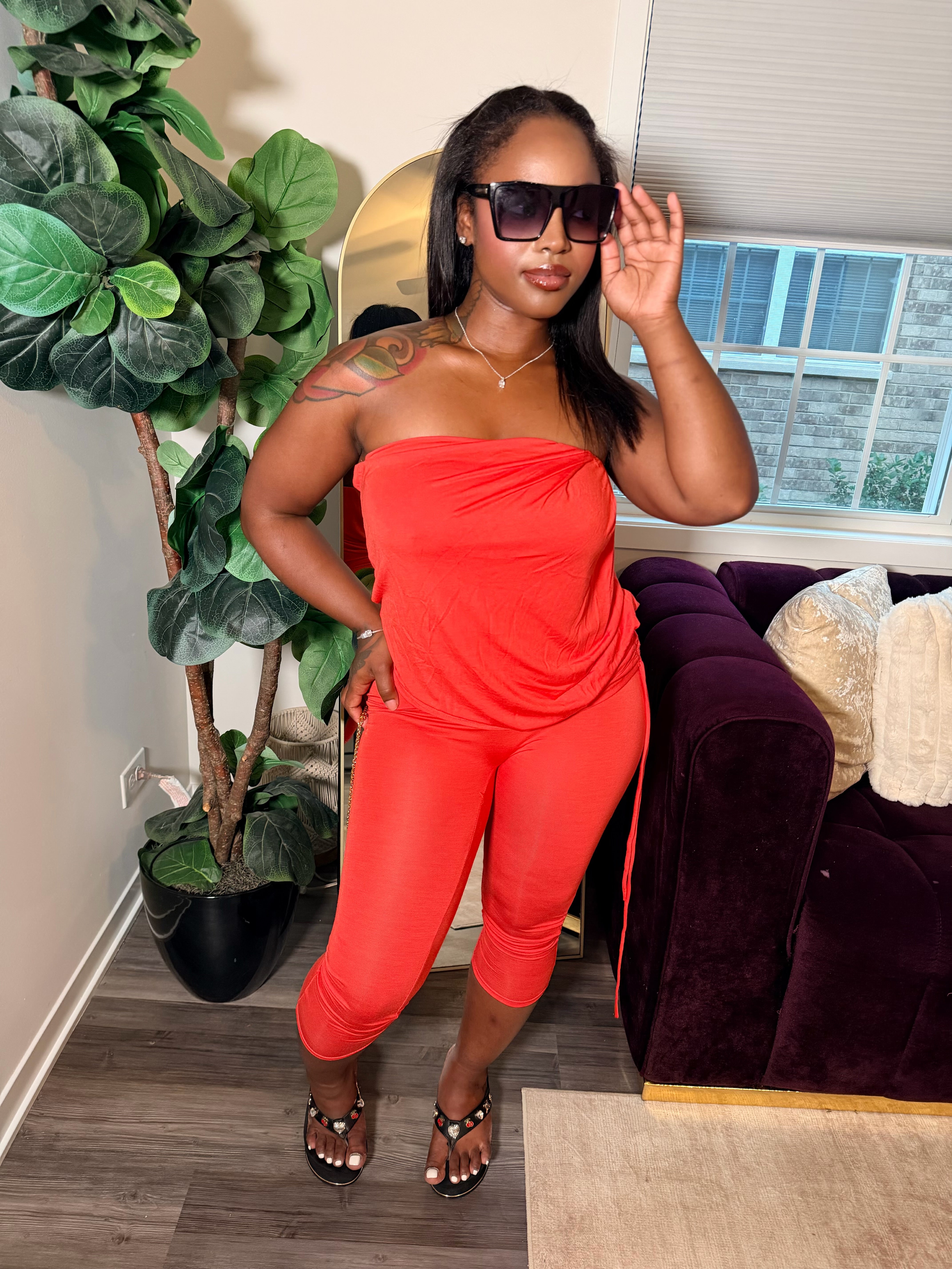 All Purpose Capri Playsuit