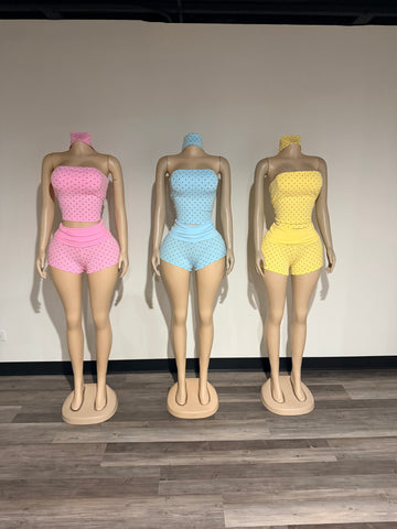 Polka Dot Short 3pc