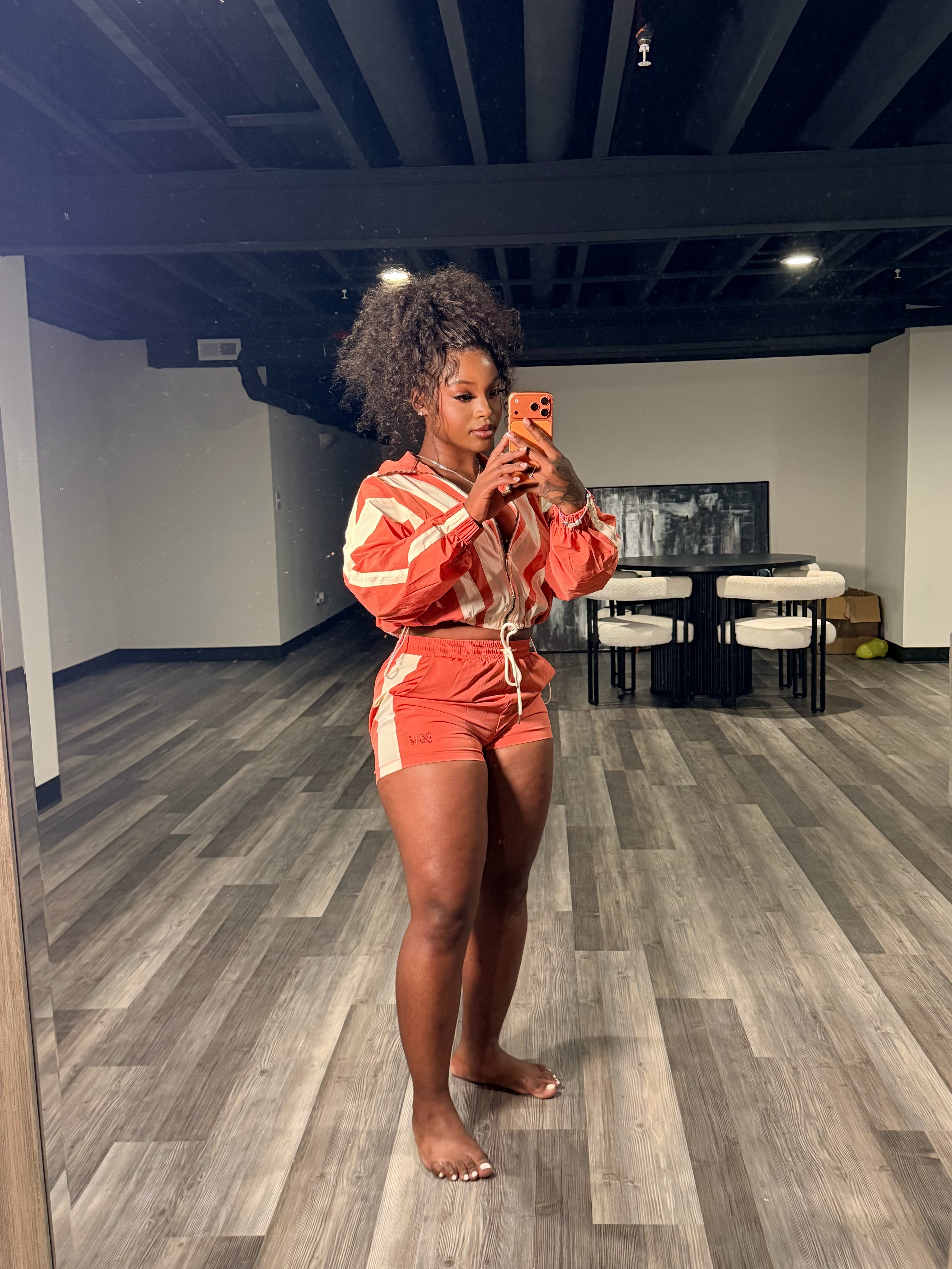 BGW Windbreaker Short Set