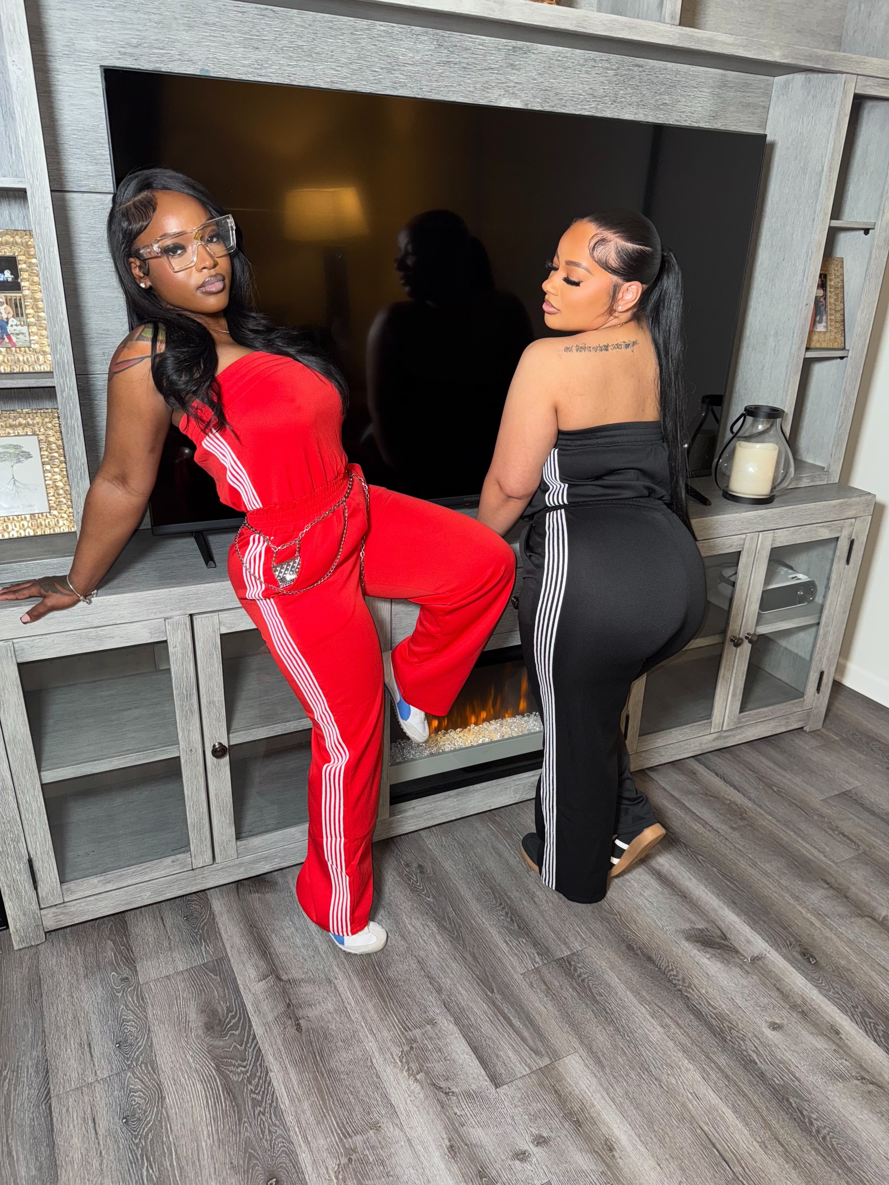 Strapless Jogger Playsuit