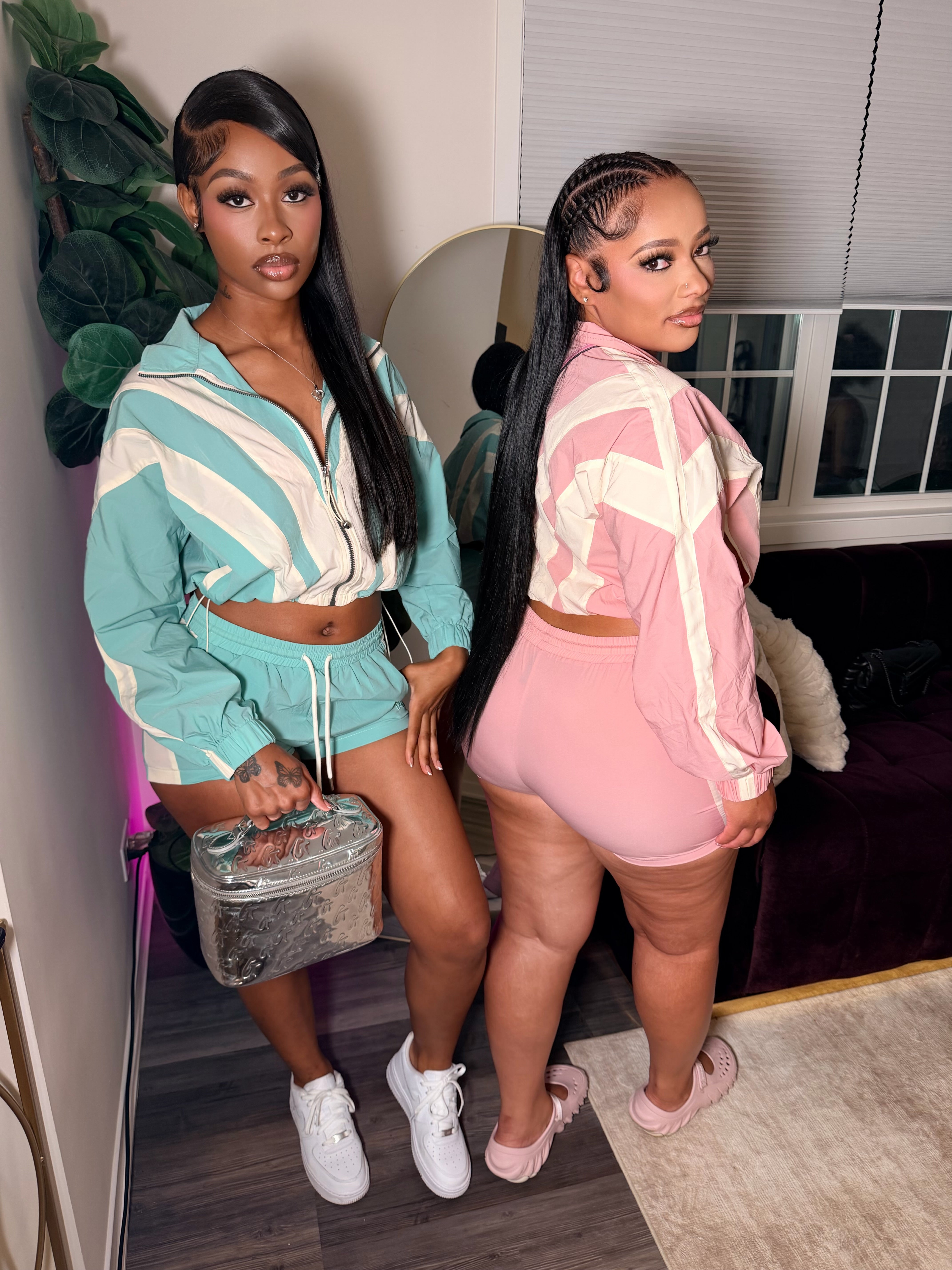 BGW Windbreaker Short Set