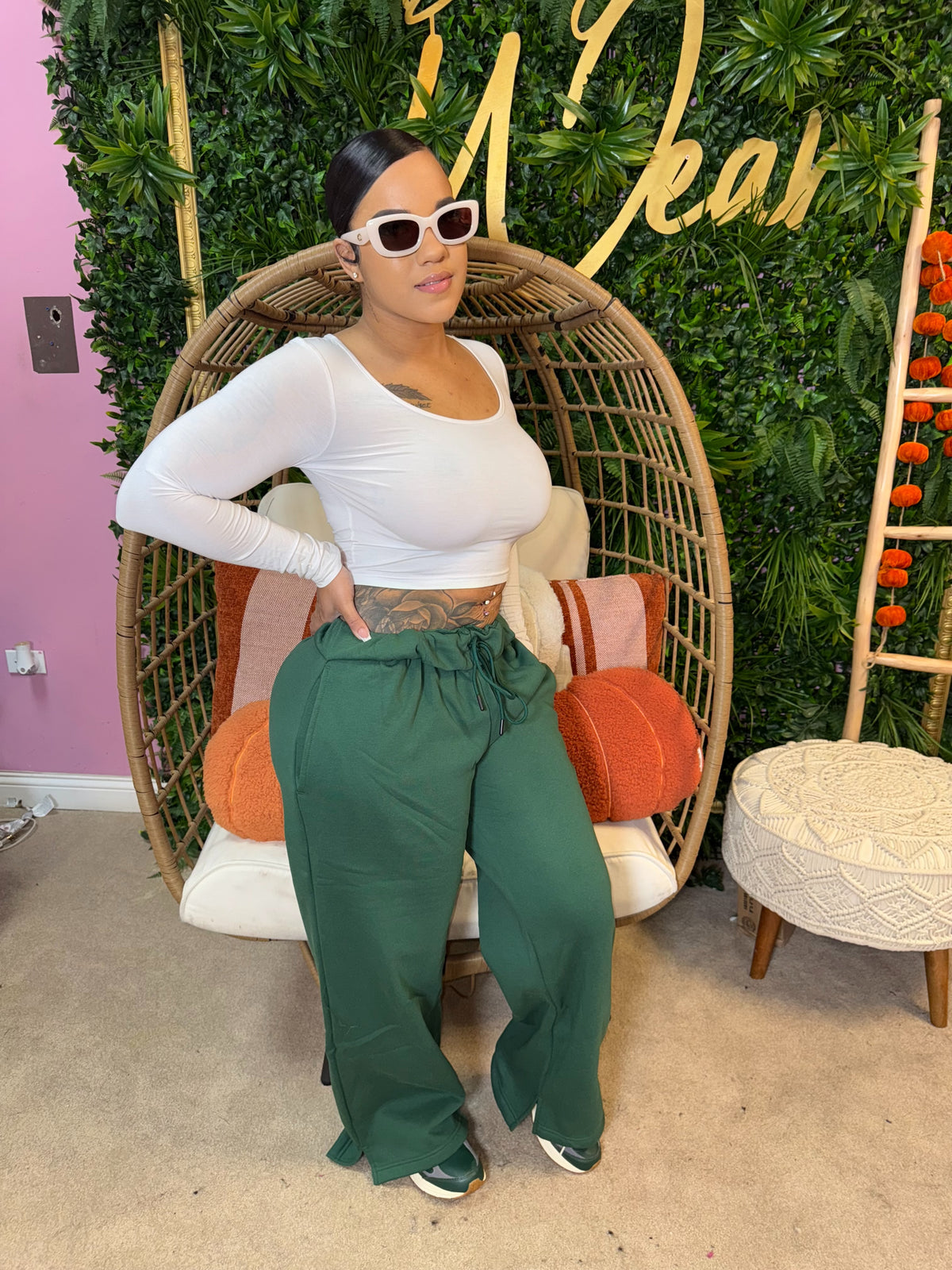 Flip Down Sweatpants