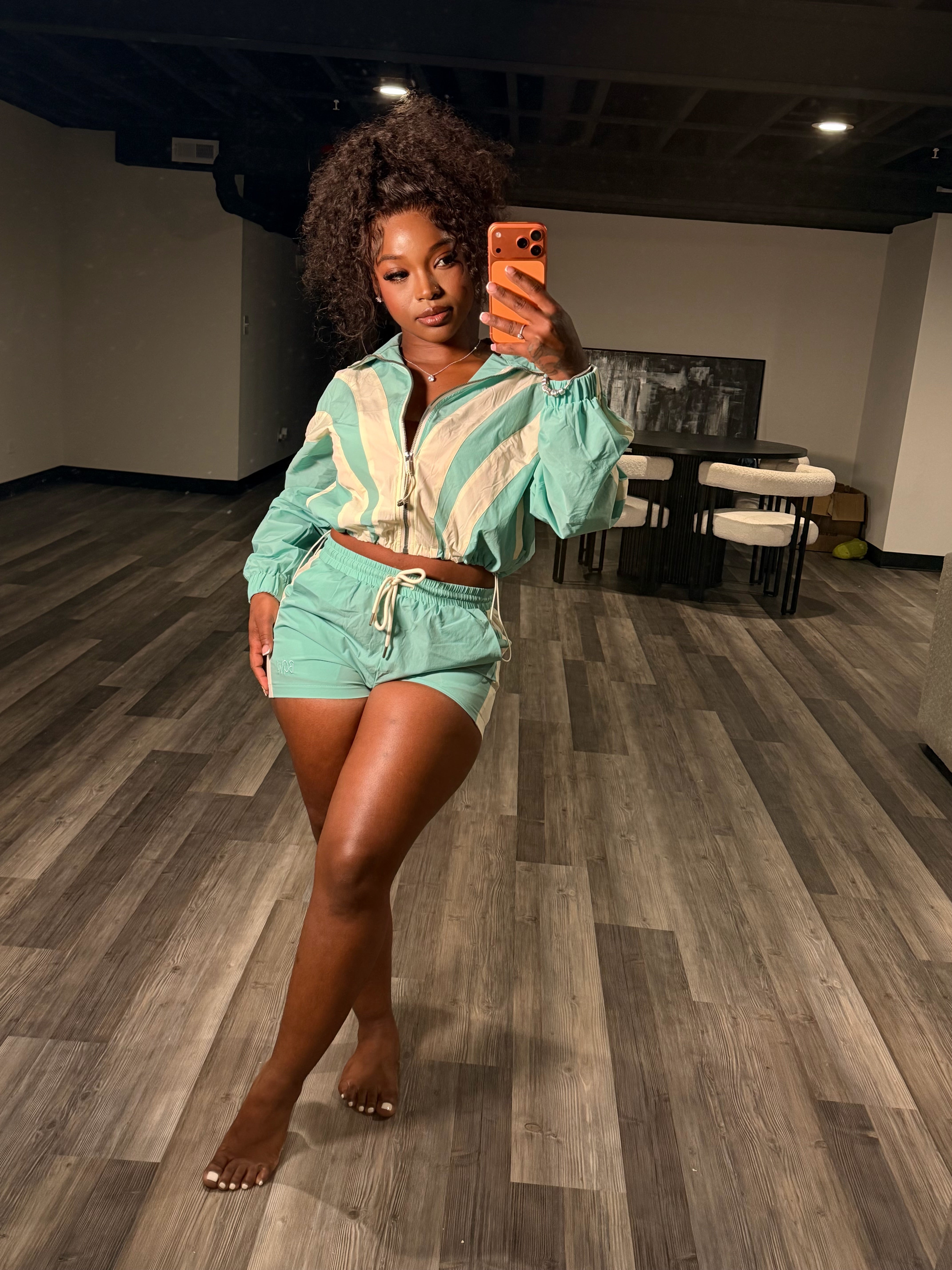 BGW Windbreaker Short Set