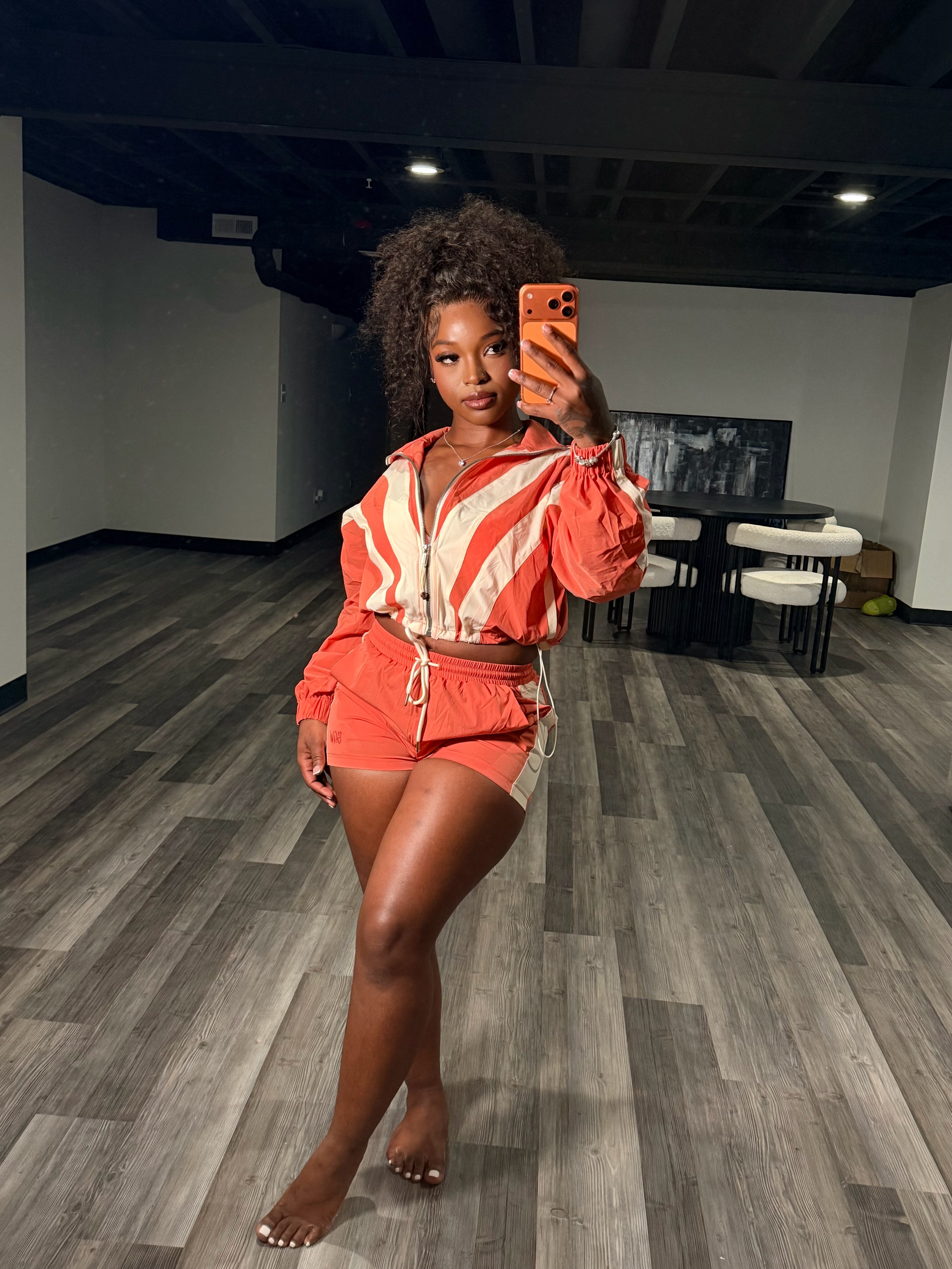 BGW Windbreaker Short Set