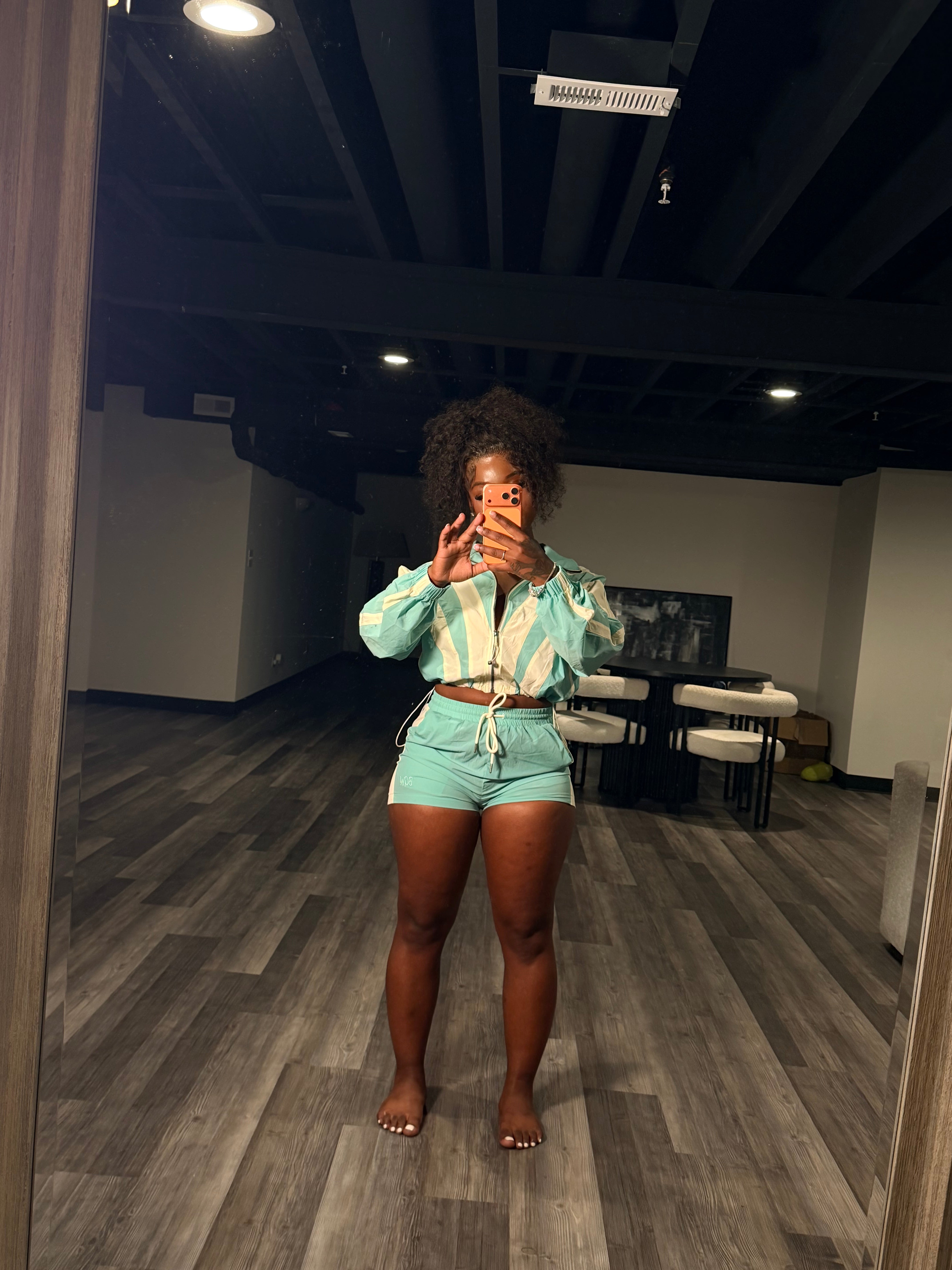 BGW Windbreaker Short Set