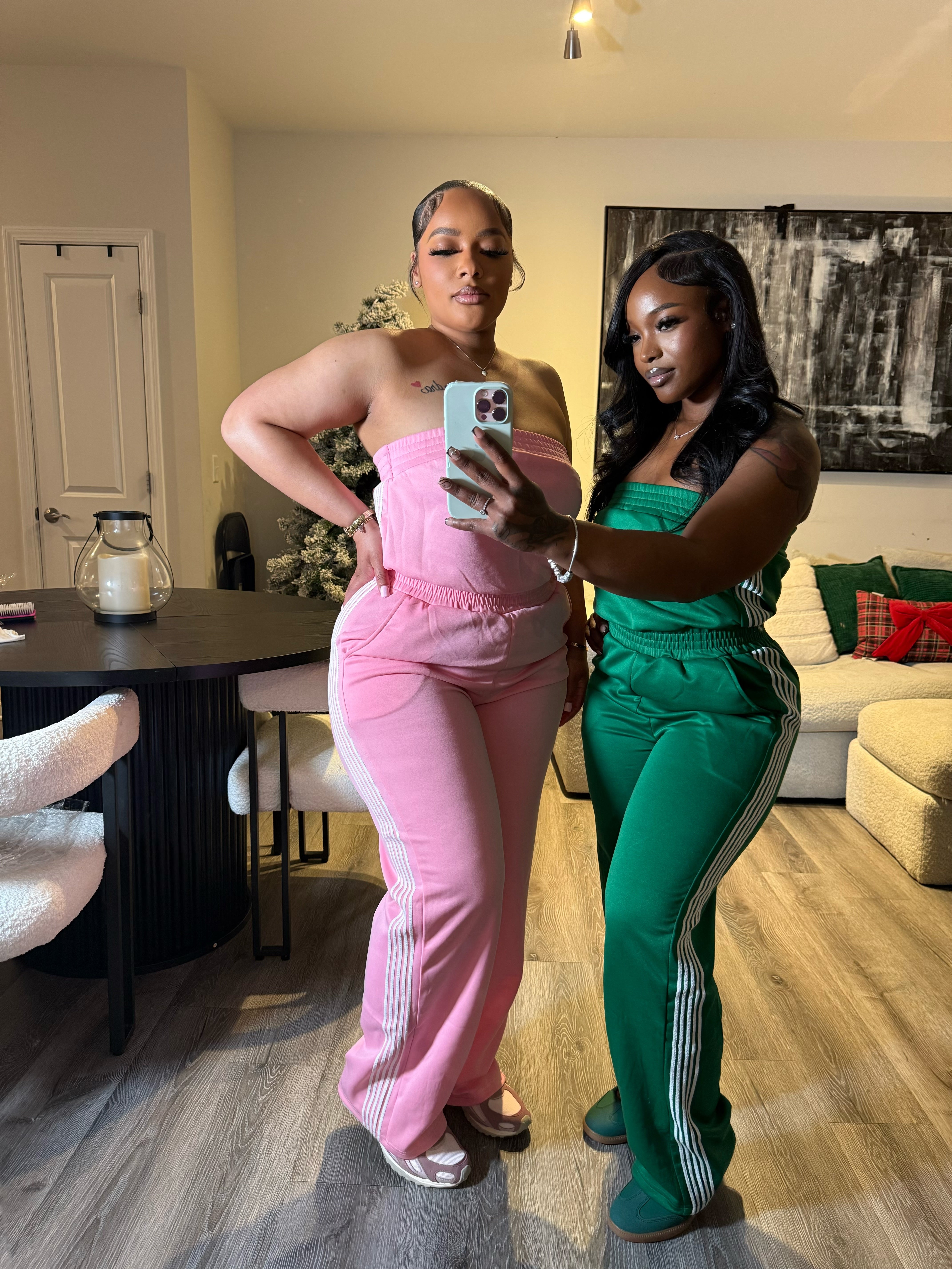 Strapless Jogger Playsuit