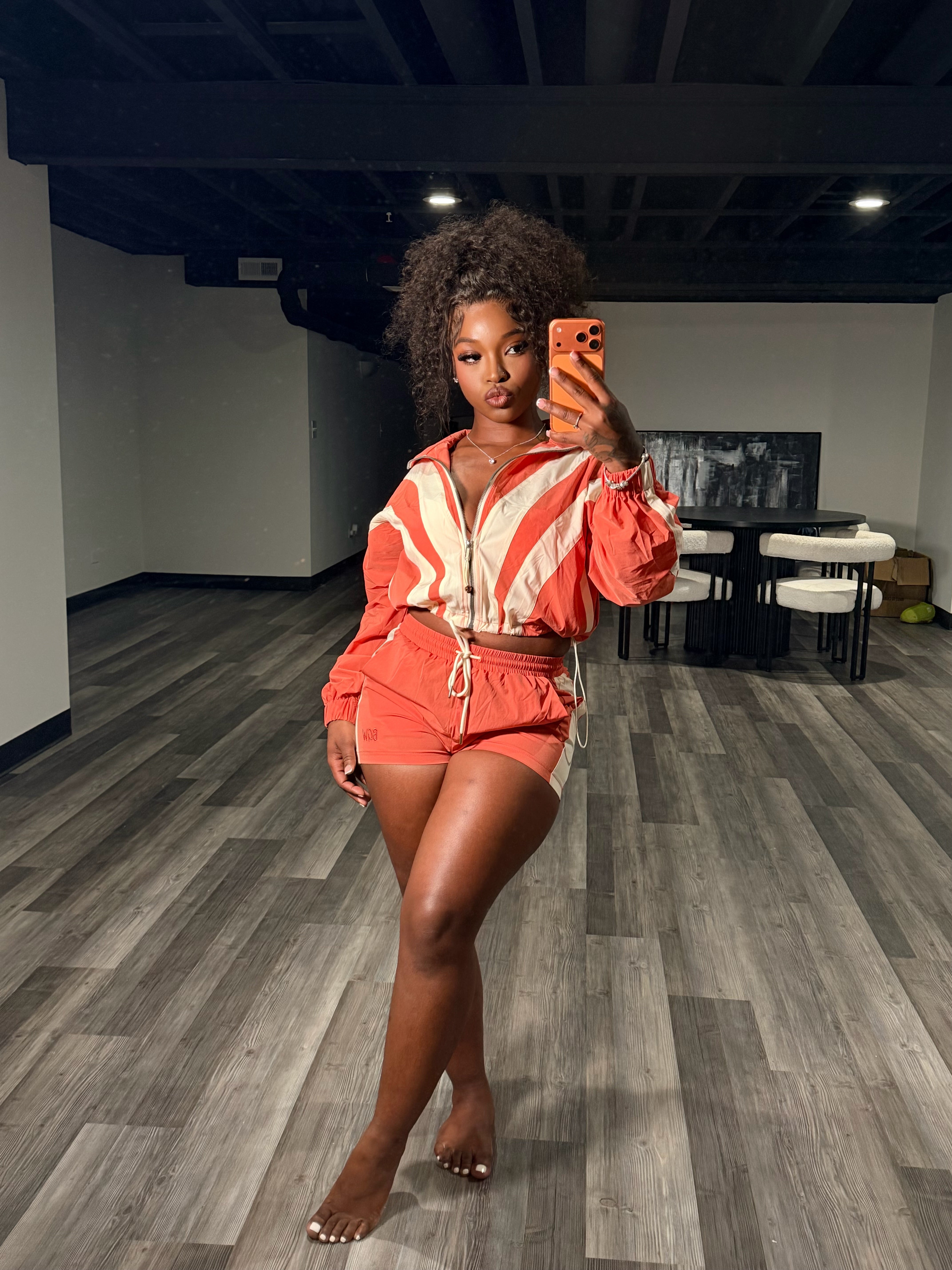 BGW Windbreaker Short Set