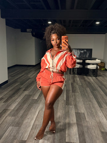 BGW Windbreaker Short Set