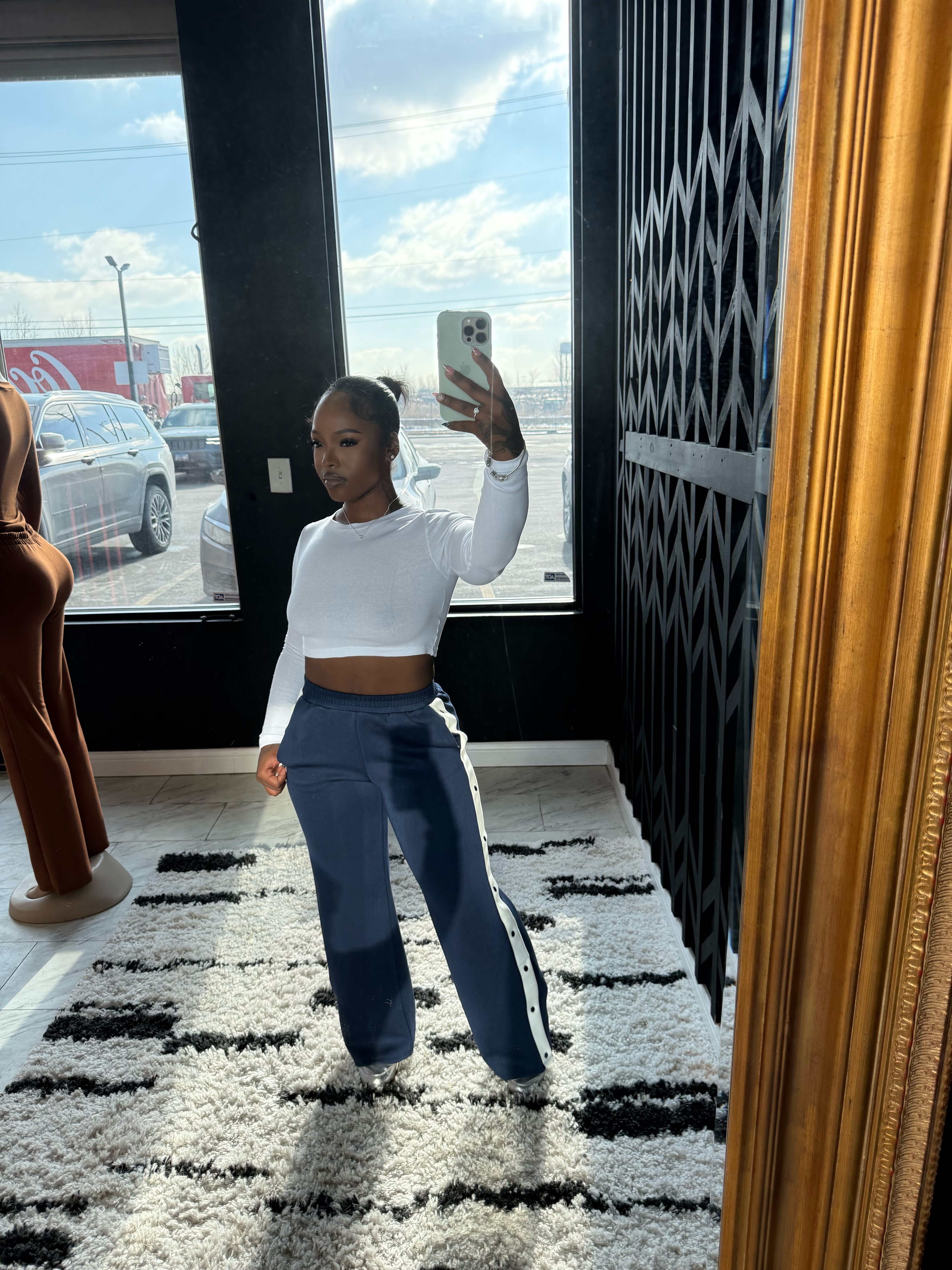 Button Her Down Joggers