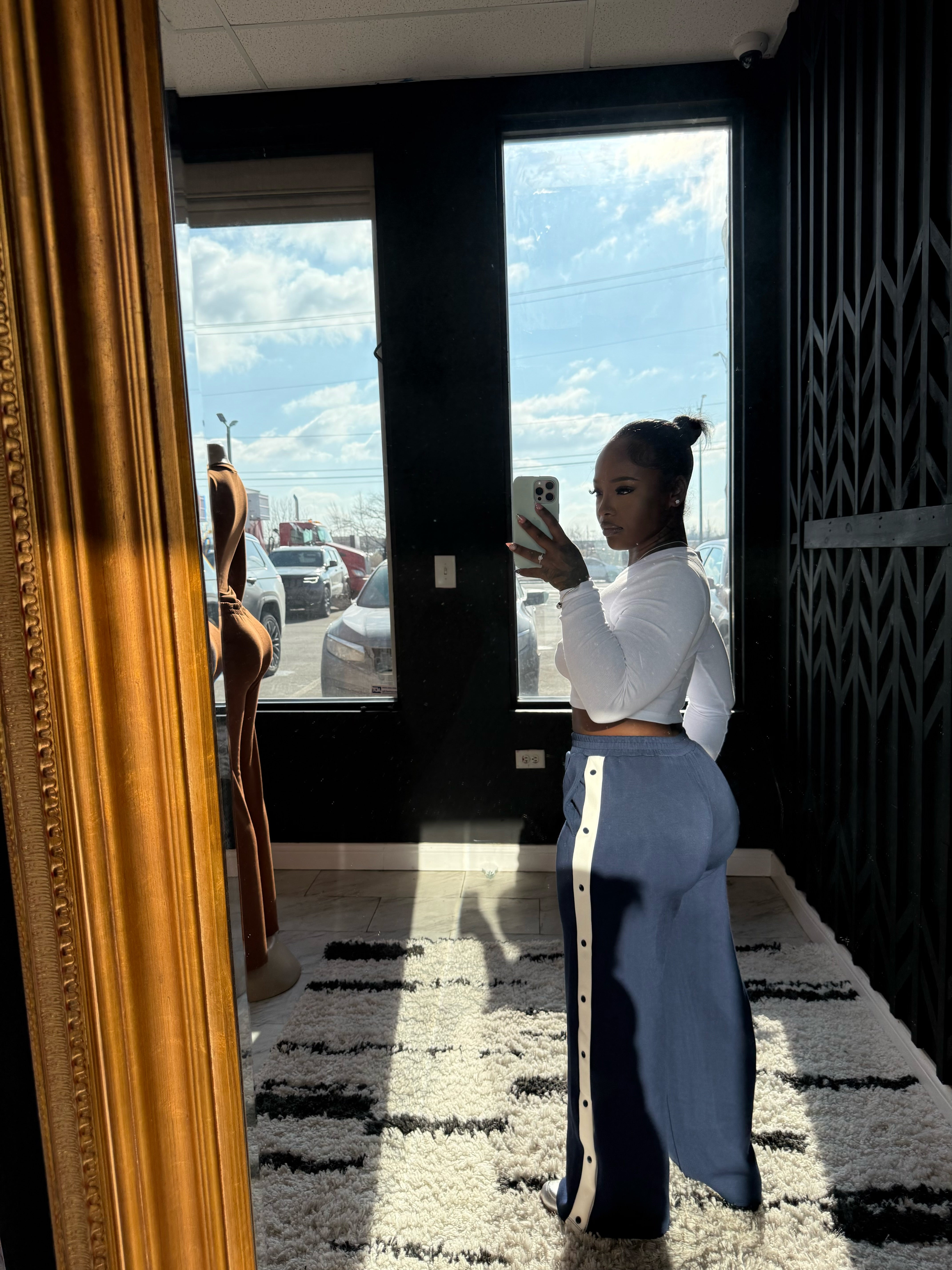 Button Her Down Joggers