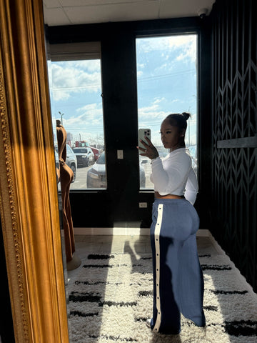 Button Her Down Joggers