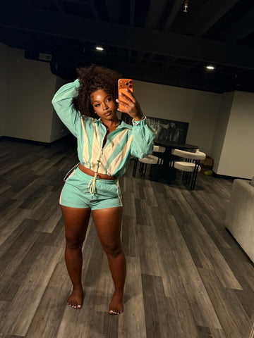 BGW Windbreaker Short Set