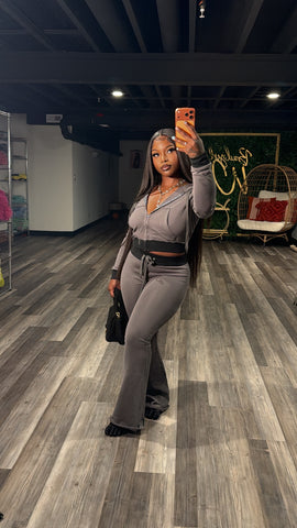 Two Tone Jogger Set