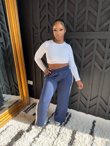 Button Her Down Joggers