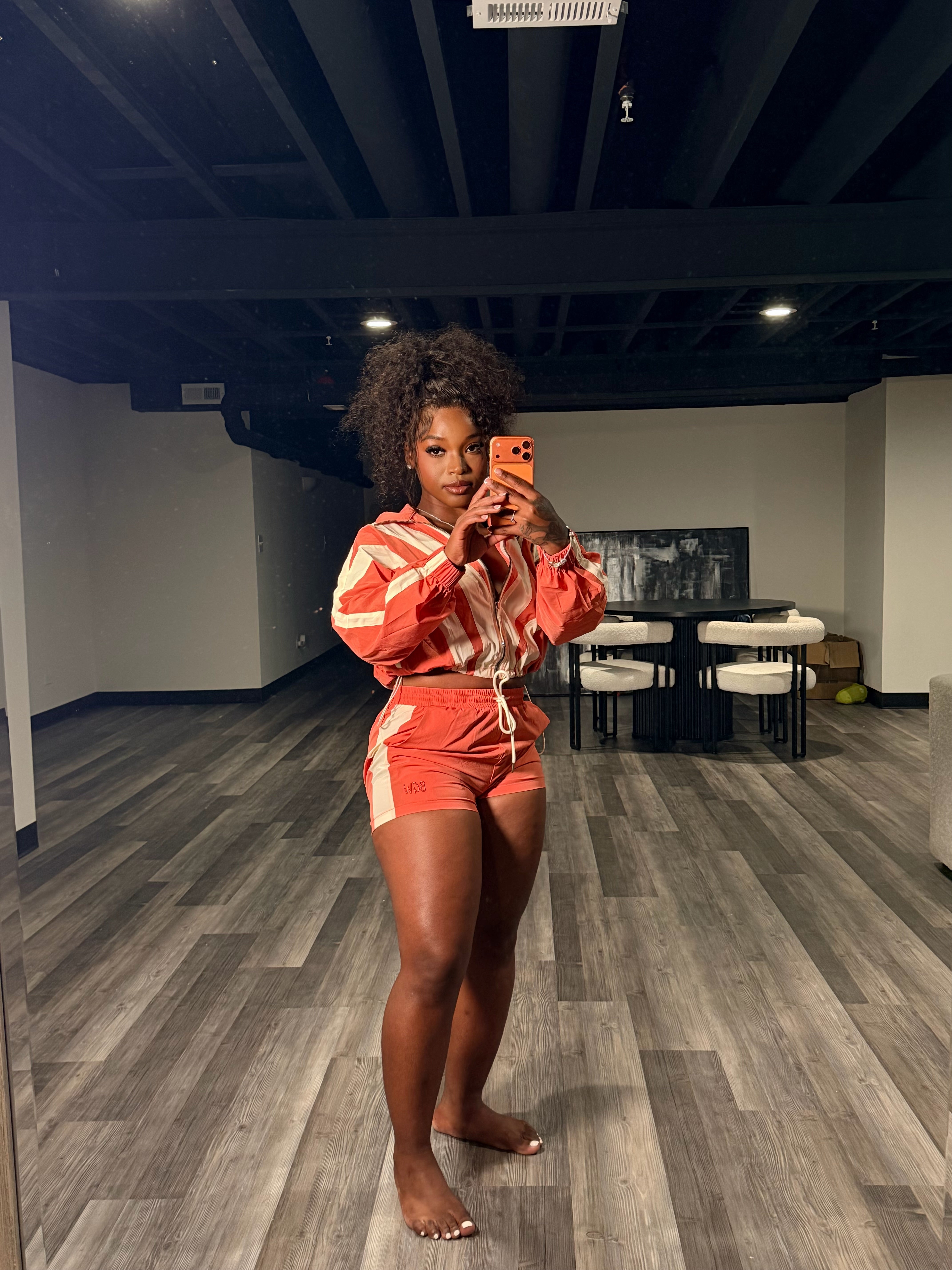 BGW Windbreaker Short Set