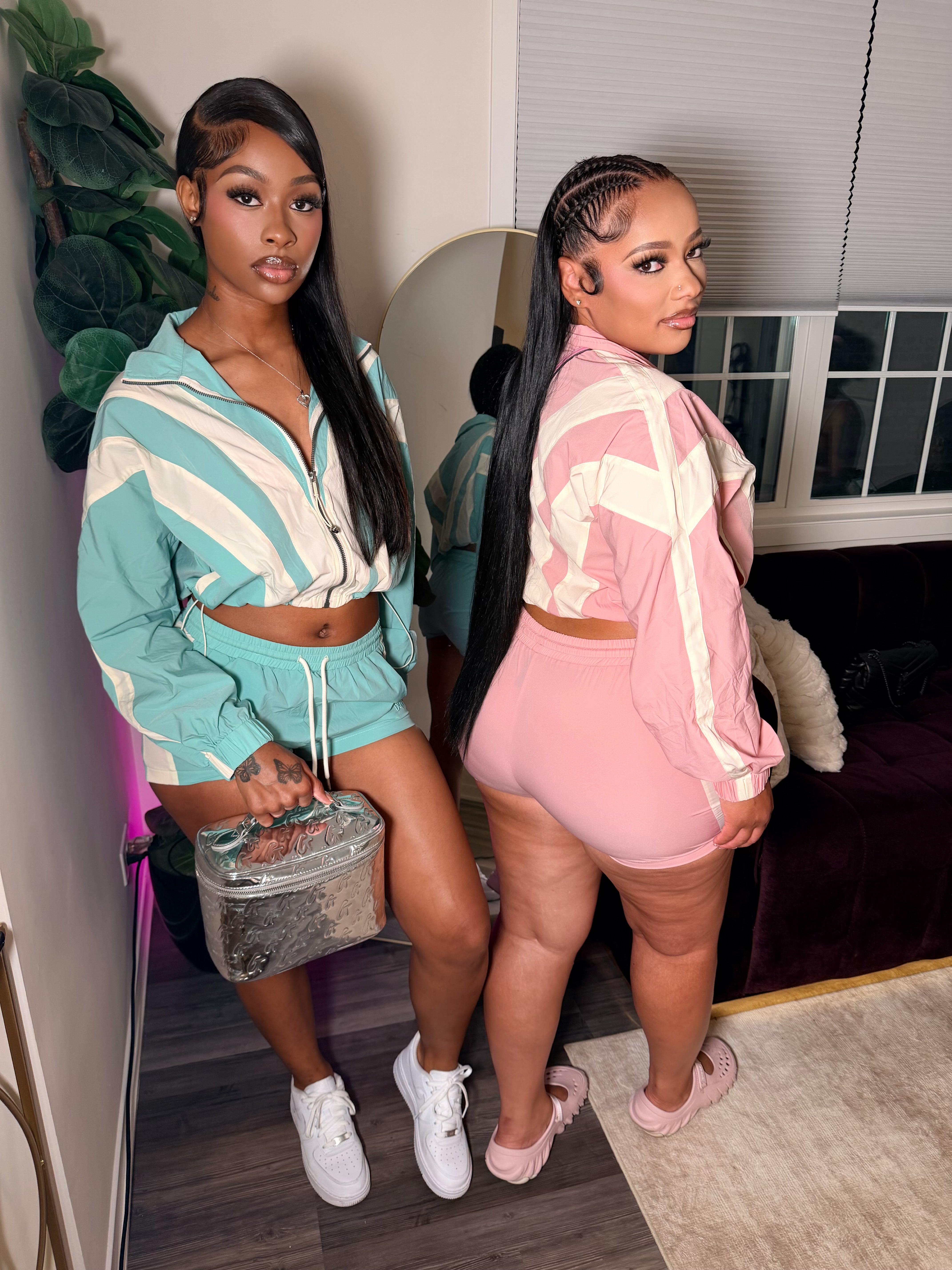 BGW Windbreaker Short Set