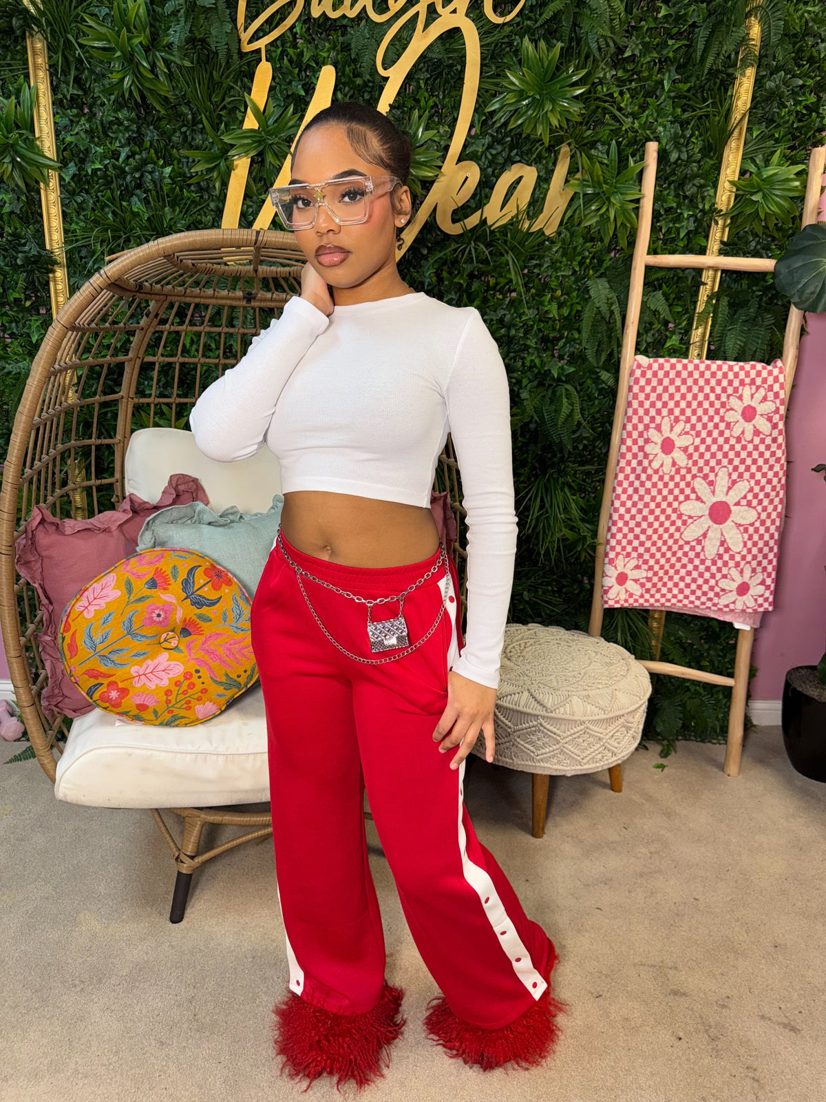 Button Her Down Joggers