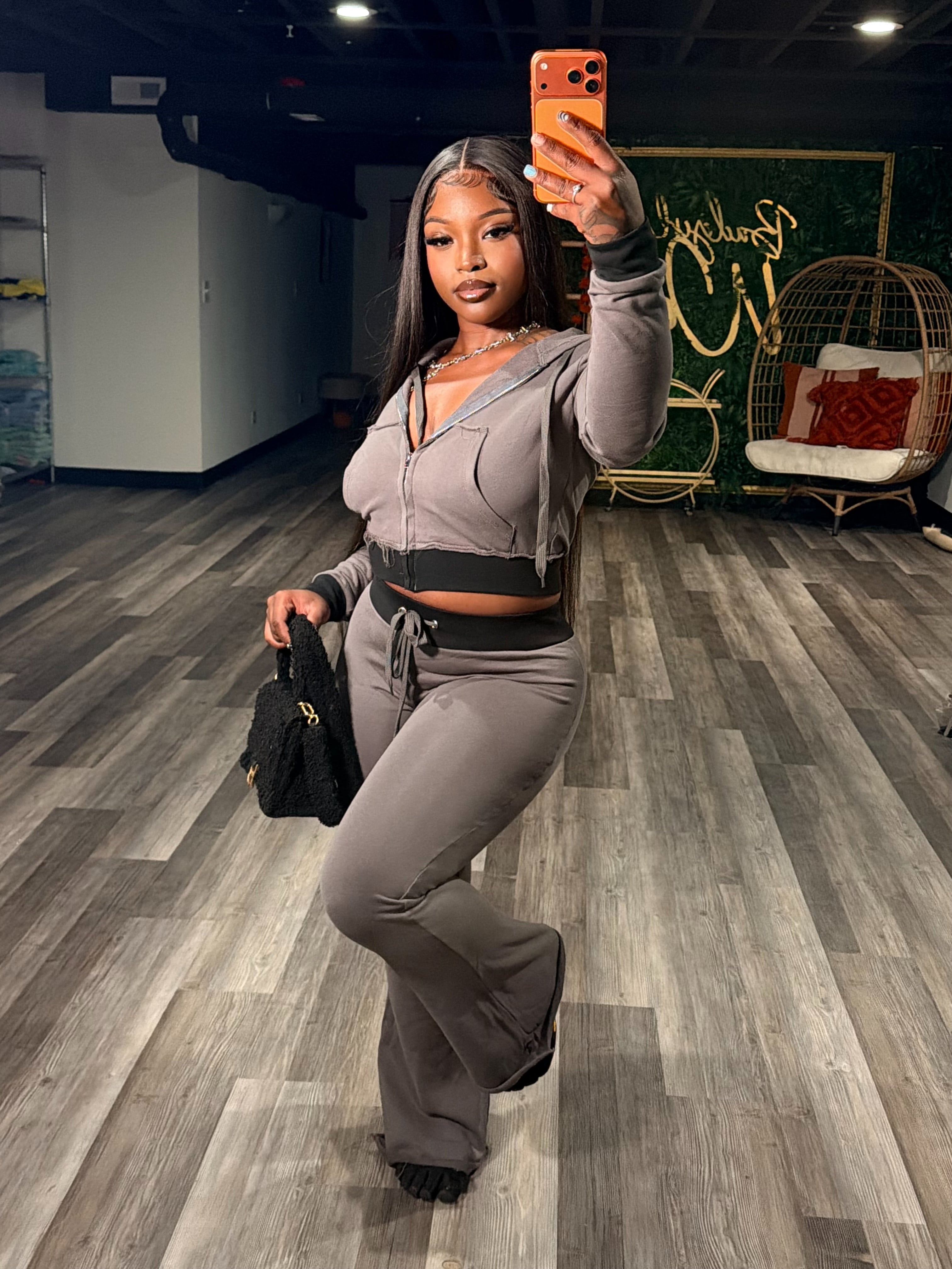 Two Tone Jogger Set