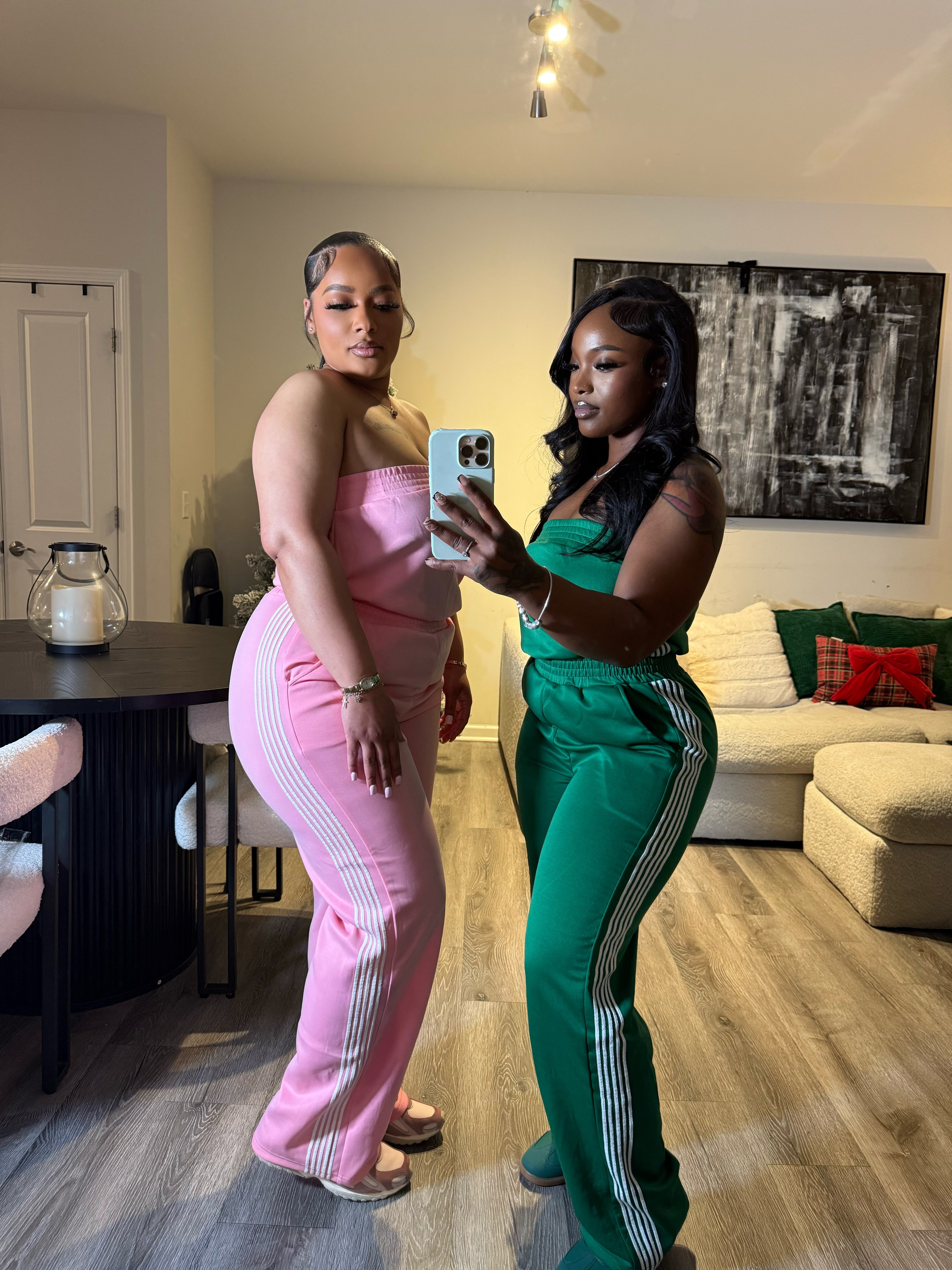 Strapless Jogger Playsuit