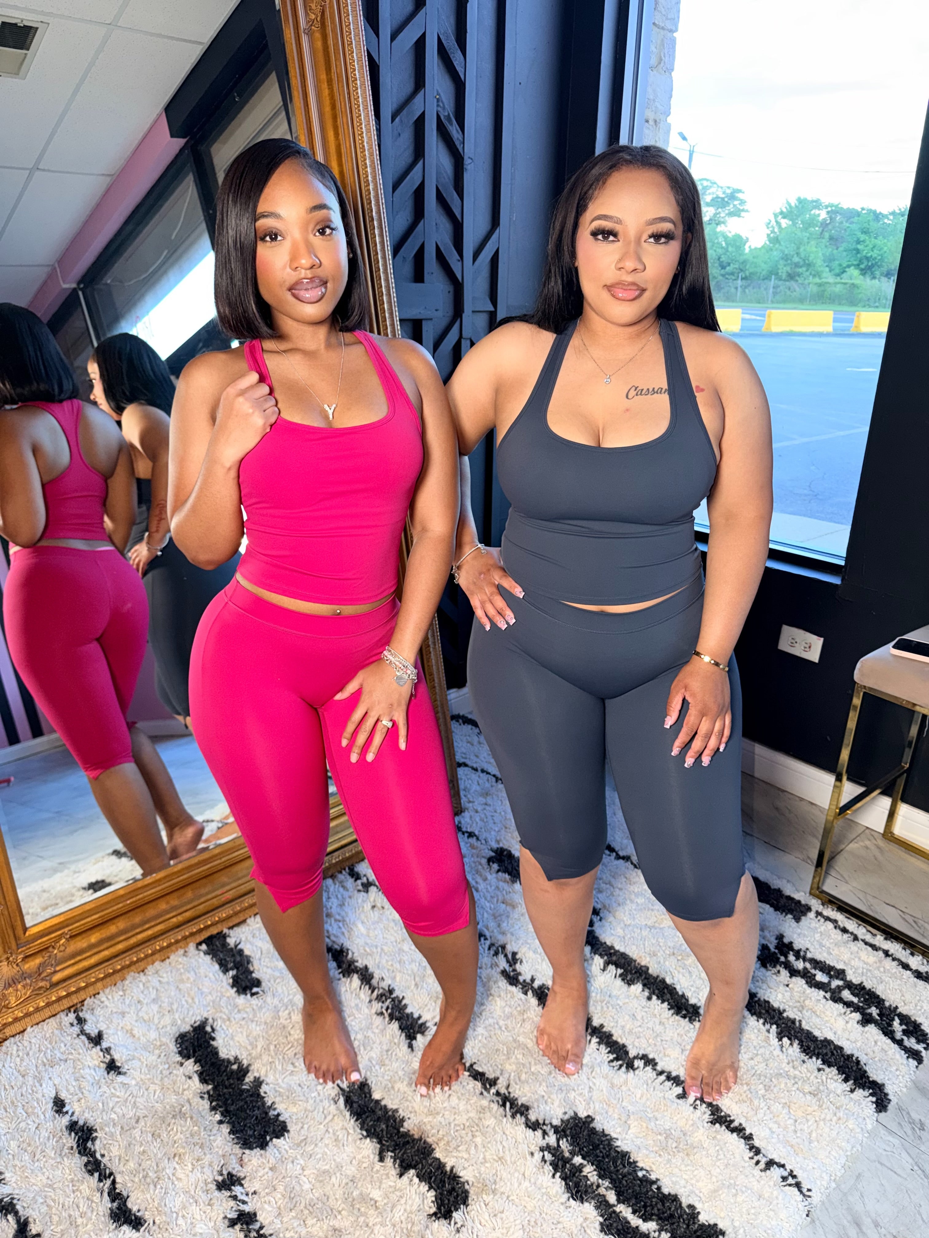 Racer Back Capri Set