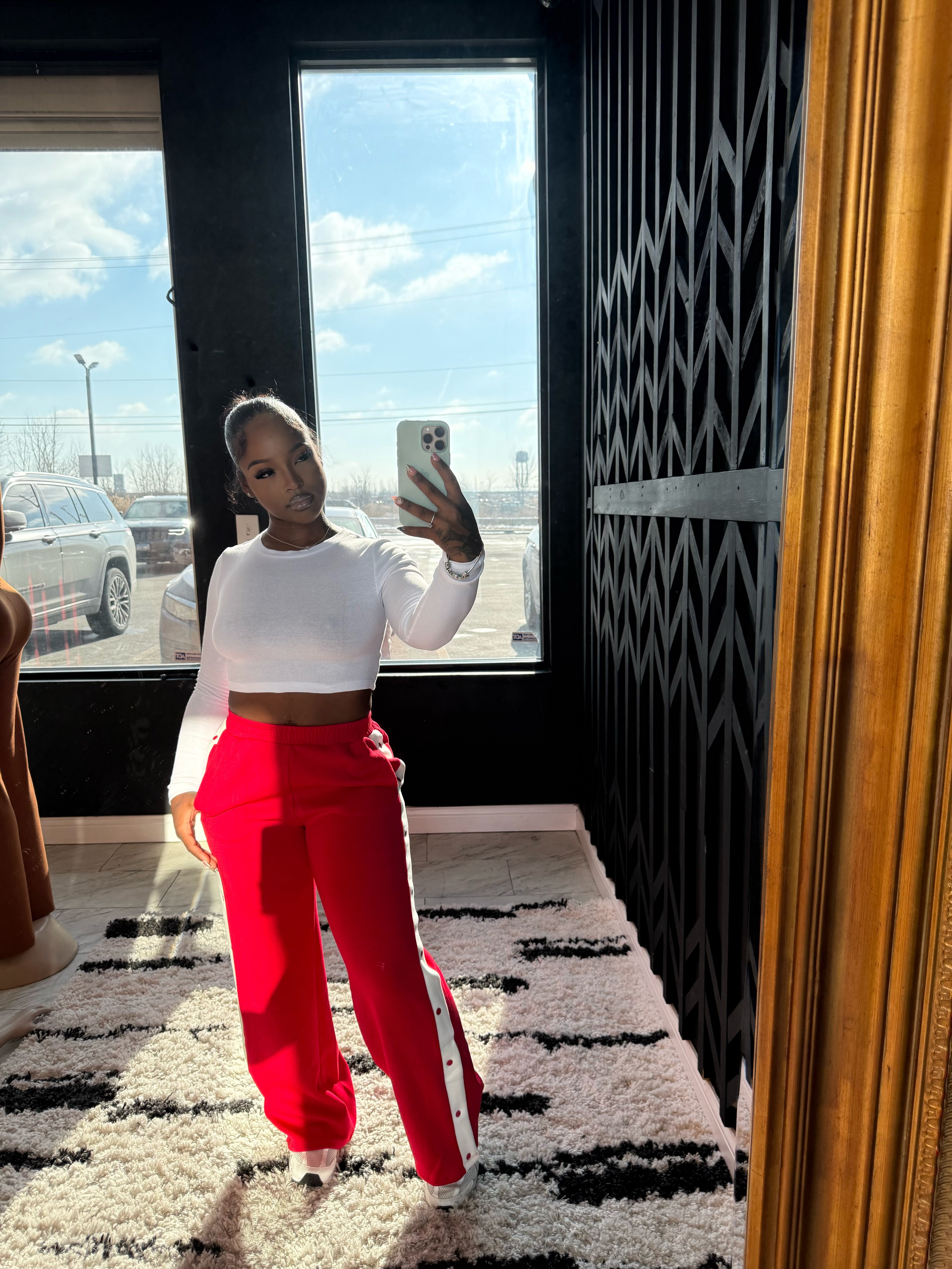 Button Her Down Joggers