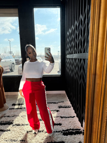 Button Her Down Joggers